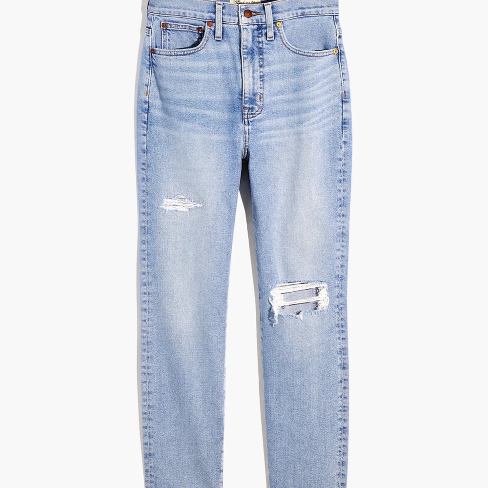 Madewell The Tall Momjean: Raw-Hem Edition